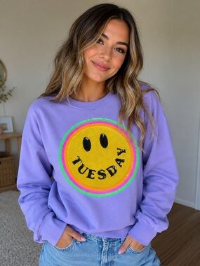 Queen of sparkles Tuesday sweatshirt